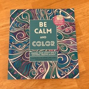 Be Calm and color coloring book